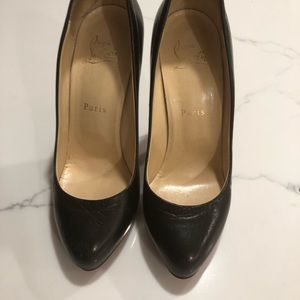 Black Christian Loubuotin heels